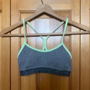 Lululemon Gray Flow Y Bra